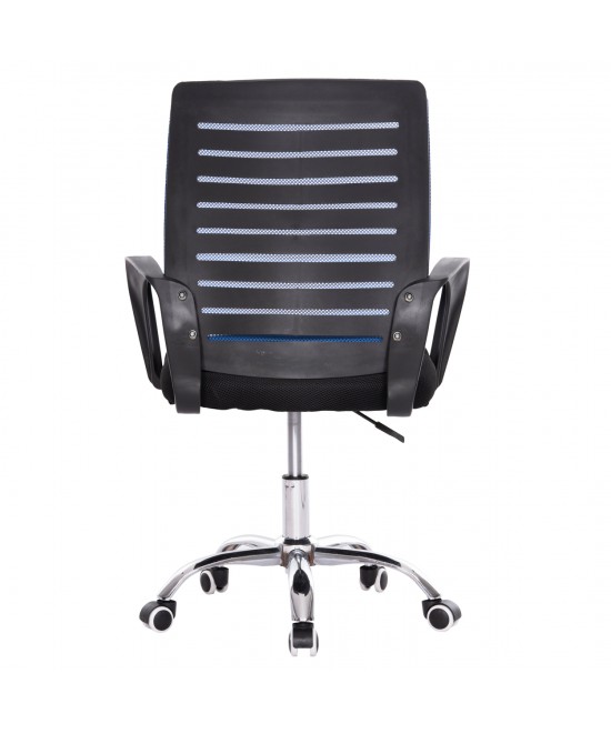ΚΑΡΕΚΛΑ ΓΡΑΦΕΙΟΥ TRAIL HM1192.96 ΜΠΛΕ & ΜΑΥΡΟ MESH 62x51x98Υεκ. Β' ΔΙΑΛΟΓΗΣ