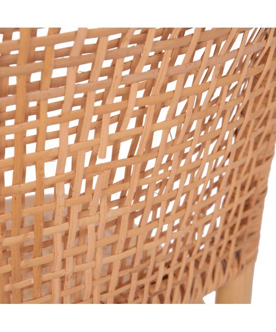 ΚΑΡΕΚΛΑ ΤΡΑΠΕΖΑΡΙΑΣ LIBERTY HM8752.11 TOON ΞΥΛΟ-ΨΑΘΑ RATTAN---Β'ΔΙΑΛΟΓΗΣ 49x54x89Υεκ