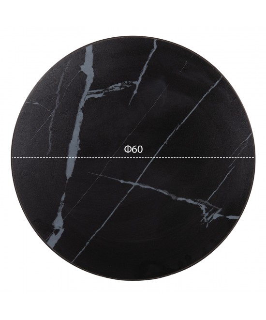 ΕΠΙΦΑΝΕΙΑ ΤΡΑΠΕΖΙΟΥ SINTERED STONE HM6652.03 ΜΕ ΠΛΑΙΣΙΟ ALU ΜΑΥΡΟ Φ60εκ. ΕΠΙΦΑΝΕΙΑ ΤΡΑΠΕΖΙΟΥ SINTERED STONE HM6652.03 ΜΕ ΠΛΑΙΣΙΟ ALU ΜΑΥΡΟ Φ60εκ.
