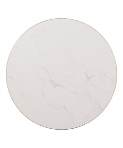 ΕΠΙΦΑΝΕΙΑ ΤΡΑΠΕΖΙΟΥ SINTERED STONE HM6653.12 ΜΕ ΠΛΑΙΣΙΟ ALU ΧΡΥΣΟ Φ70εκ.