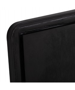 ΕΠΙΦΑΝΕΙΑ ΤΡΑΠΕΖΙΟΥ SINTERED STONE ΤΕΤΡΑΓΩΝΗ HM6655.03 ΠΛΑΙΣΙΟ ALU ΜΑΥΡΟ 80x80εκ.