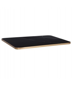 ΕΠΙΦΑΝΕΙΑ ΤΡΑΠΕΖΙΟΥ SINTERED STONE ΟΡΘΟΓΩΝΙΑ HM6656.13 ΠΛΑΙΣΙΟ ALU ΧΡΥΣΟ 120x80εκ.