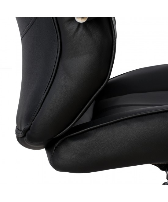 ΚΑΡΕΚΛΑ ΓΡΑΦΕΙΟΥ XAVIERE HM1096.01 ΜΑΥΡΗ 64x83x126cm