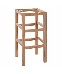 ΣΚΑΜΠΟ ΞΥΛΙΝΟ Χ.ΠΛΑΤΗ ΣΚΕΛΕΤΟΣ ΑΠΟ ΟΞΙΑ ΑΒΑΦΟ HM5583.02 35,5x35,5x78 εκ.