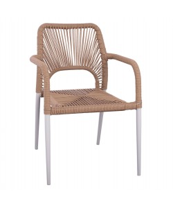 ΠΟΛΥΘΡΟΝΑ ΑΛΟΥΜΙΝΙΟΥ ΛΕΥΚΗ ΜΕ ΣΧΟΙΝΙ PE ΜΠΕΖ HM5771.01 55Χ63Χ82 εκ.