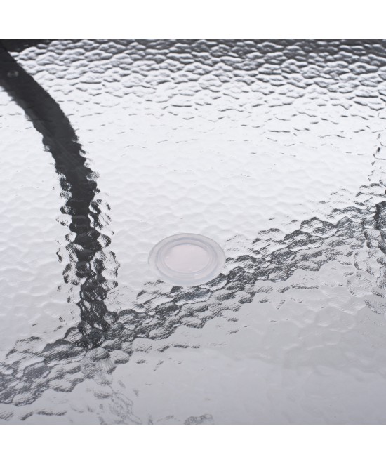 ΤΡΑΠΕΖΙ BRUNO 150X90Χ75Υεκ. ΜΕΤΑΛΛΙΚΟ ΟΡΘΟΓΩΝΙΟ ΓΚΡΙ ΜΕ ΤΡΥΠΑ ΟΜΠΡΕΛΑΣ Φ38  HM5145.11