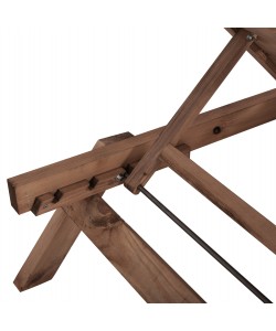 ΞΑΠΛΩΣΤΡΑ ΕΠΑΓΓΕΛΜΑΤΙΚΗ HM11431.01 ΞΥΛΟ ΕΛΑΤΗΣ ΣΕ ΚΑΡΥΔΙ ΑΠΟΧΡΩΣΗ 72x196x29-84 εκ.