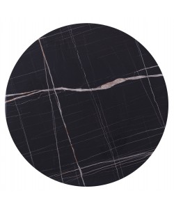 ΕΠΙΦΑΝΕΙΑ ΤΡΑΠΕΖΙΟΥ Φ70Χ2.5εκ. WERZALIT ΜΑΥΡΟ ΜΑΡΜΑΡΟ 741 HM5228.13