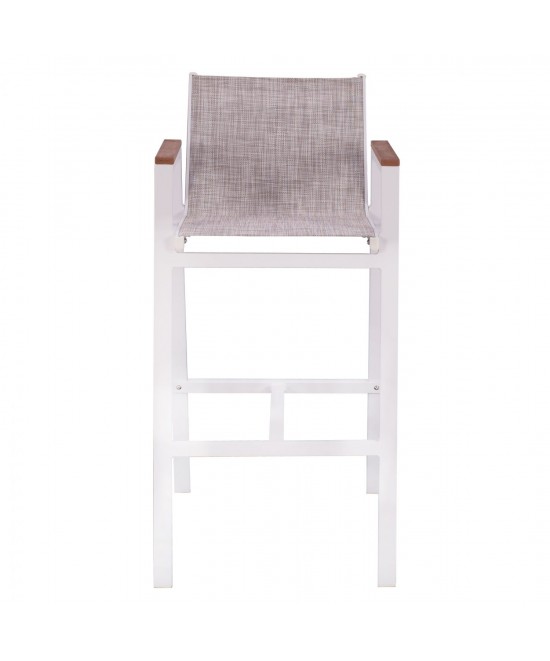 ΣΚΑΜΠΟ ΜΠΑΡ ΑΛΟΥΜΙΝΙΟΥ ΛΕΥΚΟ ΜΕ POLYWOOD 52 x 58 x 108 εκ. HM5790.01 ΣΚΑΜΠΟ ΜΠΑΡ ΑΛΟΥΜΙΝΙΟΥ ΛΕΥΚΟ ΜΕ POLYWOOD 52 x 58 x 108 εκ. HM5790.01