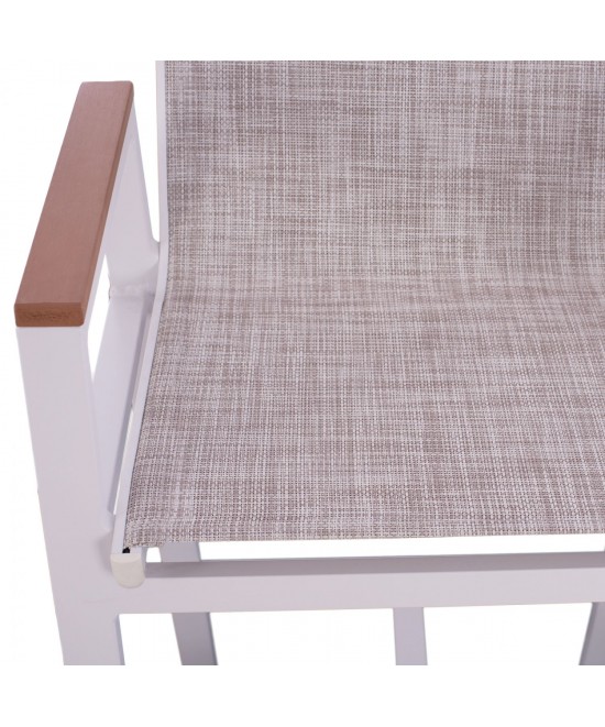 ΣΚΑΜΠΟ ΜΠΑΡ ΑΛΟΥΜΙΝΙΟΥ ΛΕΥΚΟ ΜΕ POLYWOOD 52 x 58 x 108 εκ. HM5790.01 ΣΚΑΜΠΟ ΜΠΑΡ ΑΛΟΥΜΙΝΙΟΥ ΛΕΥΚΟ ΜΕ POLYWOOD 52 x 58 x 108 εκ. HM5790.01