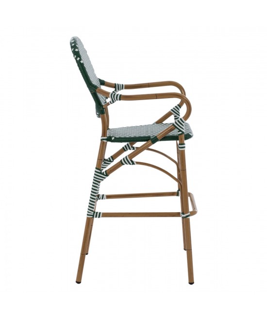 ΣΚΑΜΠΟ ΑΛΟΥΜΙΝΙΟΥ BAMBOO LOOK ΜΕ WICKER ΠΡΑΣΙΝΟ ΛΕΥΚΟ HM5794.01 56x60x126 εκ. ΣΚΑΜΠΟ ΑΛΟΥΜΙΝΙΟΥ BAMBOO LOOK ΜΕ WICKER ΠΡΑΣΙΝΟ ΛΕΥΚΟ HM5794.01 56x60x126 εκ.