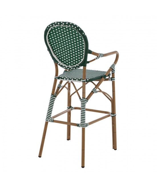 ΣΚΑΜΠΟ ΑΛΟΥΜΙΝΙΟΥ BAMBOO LOOK ΜΕ WICKER ΠΡΑΣΙΝΟ ΛΕΥΚΟ HM5794.01 56x60x126 εκ. ΣΚΑΜΠΟ ΑΛΟΥΜΙΝΙΟΥ BAMBOO LOOK ΜΕ WICKER ΠΡΑΣΙΝΟ ΛΕΥΚΟ HM5794.01 56x60x126 εκ.
