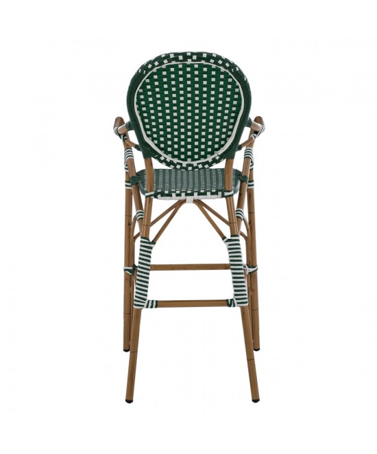 ΣΚΑΜΠΟ ΑΛΟΥΜΙΝΙΟΥ BAMBOO LOOK ΜΕ WICKER ΠΡΑΣΙΝΟ ΛΕΥΚΟ HM5794.01 56x60x126 εκ. ΣΚΑΜΠΟ ΑΛΟΥΜΙΝΙΟΥ BAMBOO LOOK ΜΕ WICKER ΠΡΑΣΙΝΟ ΛΕΥΚΟ HM5794.01 56x60x126 εκ.