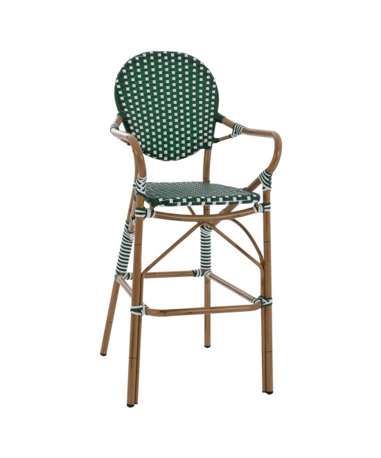 ΣΚΑΜΠΟ ΑΛΟΥΜΙΝΙΟΥ BAMBOO LOOK ΜΕ WICKER ΠΡΑΣΙΝΟ ΛΕΥΚΟ HM5794.01 56x60x126 εκ. ΣΚΑΜΠΟ ΑΛΟΥΜΙΝΙΟΥ BAMBOO LOOK ΜΕ WICKER ΠΡΑΣΙΝΟ ΛΕΥΚΟ HM5794.01 56x60x126 εκ.
