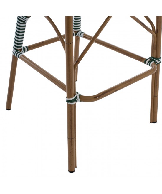 ΣΚΑΜΠΟ ΑΛΟΥΜΙΝΙΟΥ BAMBOO LOOK ΜΕ WICKER ΠΡΑΣΙΝΟ ΛΕΥΚΟ HM5794.01 56x60x126 εκ. ΣΚΑΜΠΟ ΑΛΟΥΜΙΝΙΟΥ BAMBOO LOOK ΜΕ WICKER ΠΡΑΣΙΝΟ ΛΕΥΚΟ HM5794.01 56x60x126 εκ.