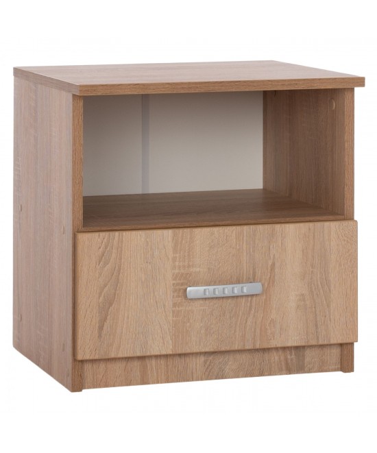 ΚΟΜΟΔΙΝΟ ΜΕ ΣΥΡΤΑΡΙ ADLER SONAMA OAK HM2431.01 45x40x48 εκ.