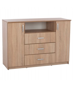 ΜΠΟΥΦΕΣ ΜΕ 2 ΝΤΟΥΛΑΠΙΑ Κ 3 ΣΥΡΤΑΡΙΑ ADLER SONAMA OAK HM2430 120X45X85Yεκ.