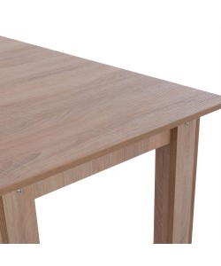 ΤΡΑΠΕΖΙ ΚΟΥΖΙΝΑΣ HM2428.01 KELVIN SONOMA OAK 110x80x77Υεκ.