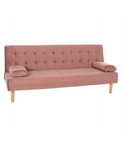 ΚΑΝΑΠΕΣ ΚΡΕΒΑΤΙ WANDA HM3149.12 ΜΕ ΒΕΛΟΥΔΟ ΣΑΠΙΟ ΜΗΛΟ 188X83X83Y εκ.