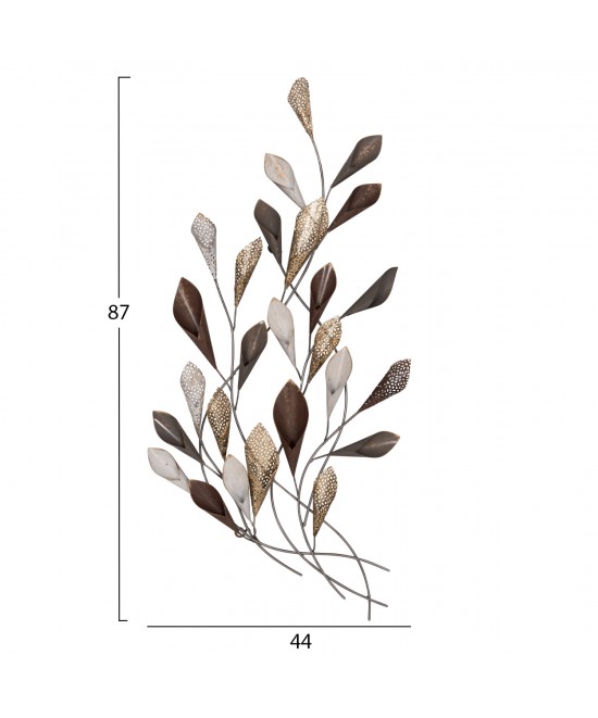 ΜΕΤΑΛΛΙΚΟ ΔΙΑΚΟΣΜΗΤΙΚΟ ΤΟΙΧΟΥ HM7159 ΑΝΘΡΑΚΙ ΧΡΥΣΟ 44x5x87Y εκ. ΜΕΤΑΛΛΙΚΟ ΔΙΑΚΟΣΜΗΤΙΚΟ ΤΟΙΧΟΥ HM7159 ΑΝΘΡΑΚΙ ΧΡΥΣΟ 44x5x87Y εκ.