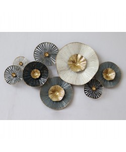 ΜΕΤΑΛΛΙΚΟ ΔΙΑΚΟΣΜΗΤΙΚΟ ΤΟΙΧΟΥ HM7170 ΓΚΡΙ ΕΚΡΟΥ ΧΡΥΣΟ 88x7x51Y εκ.