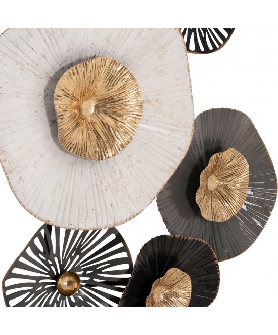 ΜΕΤΑΛΛΙΚΟ ΔΙΑΚΟΣΜΗΤΙΚΟ ΤΟΙΧΟΥ HM7170 ΓΚΡΙ ΕΚΡΟΥ ΧΡΥΣΟ 88x7x51Y εκ.