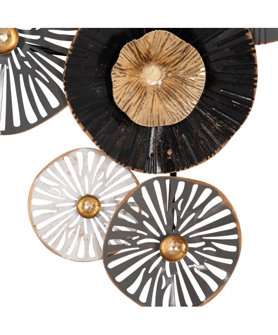 ΜΕΤΑΛΛΙΚΟ ΔΙΑΚΟΣΜΗΤΙΚΟ ΤΟΙΧΟΥ HM7170 ΓΚΡΙ ΕΚΡΟΥ ΧΡΥΣΟ 88x7x51Y εκ.