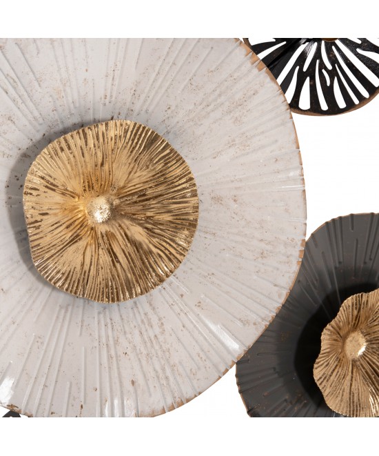 ΜΕΤΑΛΛΙΚΟ ΔΙΑΚΟΣΜΗΤΙΚΟ ΤΟΙΧΟΥ HM7170 ΓΚΡΙ ΕΚΡΟΥ ΧΡΥΣΟ 88x7x51Y εκ.