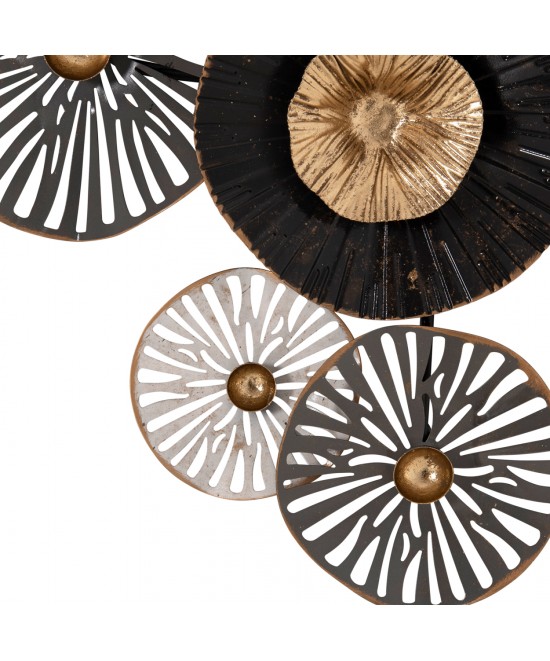 ΜΕΤΑΛΛΙΚΟ ΔΙΑΚΟΣΜΗΤΙΚΟ ΤΟΙΧΟΥ HM7170 ΓΚΡΙ ΕΚΡΟΥ ΧΡΥΣΟ 88x7x51Y εκ.