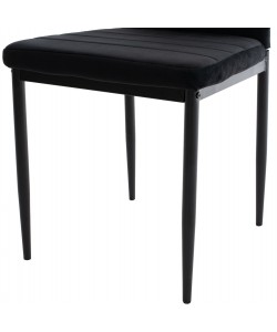 ΚΑΡΕΚΛΑ ΜΕΤΑΛΛΙΚΗ LADY HM0037.34 ΜΑΥΡΟ ΒΕΛΟΥΔΟ ME ΜΕΤΑΛΛΙΚΟ ΣΚΕΛΕΤΟ K/D