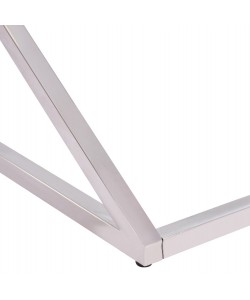 ΤΡΑΠΕΖΙ ΣΑΛΟΝΙΟΥ HOLLAND HM8624.01 ΜΕ ΓΥΑΛΙ ΚΑΙ ΒΑΣΗ ΧΡΩΜΙΟΥ 120X60Χ45 EK.