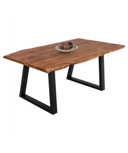 ΤΡΑΠΕΖΙ ΤΡΑΠΕΖΑΡΙΑΣ MONTANA 4εκ.ΠΑΧΟΣ ΑΠΟ ΜΑΣΙΦ ΞΥΛΟ ΑΚΑΚΙΑΣ HM8336.11 160x90x78Υεκ.