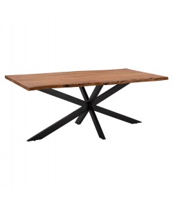 ΤΡΑΠΕΖΙ ΤΡΑΠΕΖΑΡΙΑΣ MONTANA SUPERIOR ΜΑΣΙΦ ΑΚΑΚΙΑΣ HM8716.11 200x85-110x77Υεκ.