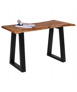 ΤΡΑΠΕΖΙ ΚΟΝΣΟΛΑ MONTANA 4εκ.ΠΑΧΟΣ ΜΑΣΙΦ ΞΥΛΟ ΑΚΑΚΙΑΣ ΦΥΣΙΚΟ HM8339.11 130x45x78Y εκ.