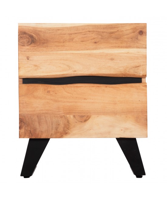 ΚΟΜΟΔΙΝΟ ALICIA HM8360.11 ΑΠΟ ΜΑΣΙΦ ΞΥΛΟ ΑΚΑΚΙΑΣ 45x35x56Yεκ.