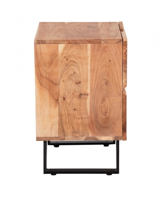 ΚΟΜΟΔΙΝΟ ALICIA HM8360.11 ΑΠΟ ΜΑΣΙΦ ΞΥΛΟ ΑΚΑΚΙΑΣ 45x35x56Yεκ.