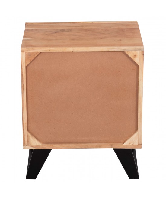 ΚΟΜΟΔΙΝΟ ALICIA HM8360.11 ΑΠΟ ΜΑΣΙΦ ΞΥΛΟ ΑΚΑΚΙΑΣ 45x35x56Yεκ.