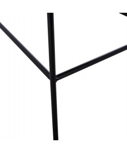 ΣΚΑΜΠΟ ΜΕΣΑΙΟΥ ΥΨΟΥΣ HM8735.01 KELSO ΒΕΛΟΥΔΟ ΓΚΡΙ ΜΕ ΜΕΤΑΛΛΙΚΟ ΣΚΕΛΕΤΟ 54x58x95Υ εκ.