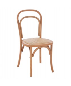 ΞΥΛΙΝΗ ΚΑΡΕΚΛΑ ΒΙΕΝΝΗΣ ALIYAH ΣΤΟΙΒΑΖΟΜΕΝΗ ΑΠΟ ΞΥΛΟ ΟΞΙΑΣ ΣΕ ΦΥΣΙΚΟ HM8644.01 45x54x89 εκ.