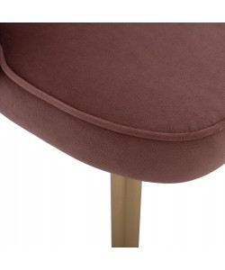 ΚΑΡΕΚΛΑ AVIE HM8737.02 ΒΕΛΟΥΔΟ ΣΑΠΙΟ ΜΗΛΟ ΜΕ ΜΕΤΑΛΛΙΚΟ ΧΡΥΣΟ ΣΚΕΛΕΤΟ 48x48x85 εκ.