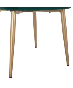 ΚΑΡΕΚΛΑ AVIE HM8737.03 ΒΕΛΟΥΔΟ ΚΥΠΑΡΙΣΣΙ ΜΕ ΜΕΤΑΛΛΙΚΟ ΧΡΥΣΟ ΣΚΕΛΕΤΟ 57.5x57.5x85 εκ.