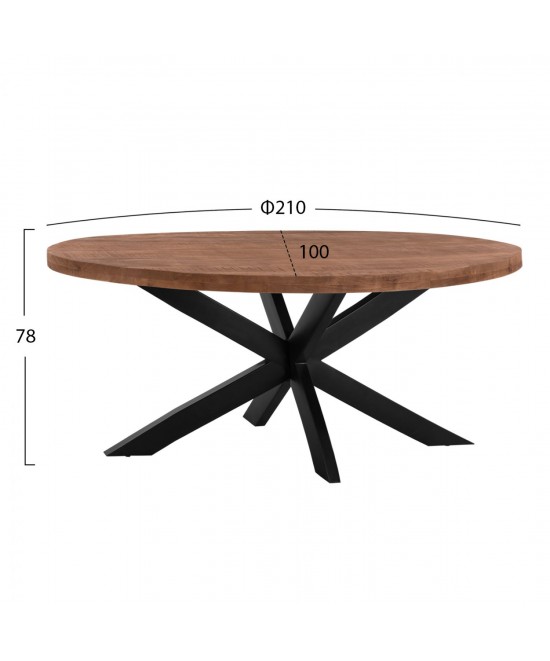 ΤΡΑΠΕΖΙ LEVINHO HM8483.11 OVAL 6εκ. ΠΑΧΟΣ ΑΠΟ ΜΑΣΙΦ ΞΥΛΟ MANGO 210x100x78Υ εκ. ΤΡΑΠΕΖΙ LEVINHO HM8483.11 OVAL 6εκ. ΠΑΧΟΣ ΑΠΟ ΜΑΣΙΦ ΞΥΛΟ MANGO 210x100x78Υ εκ.