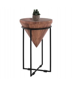 ΤΡΑΠΕΖΙ ΒΟΗΘΗΤΙΚΟ ZELIE HM8217.11 ΑΠΟ ΜΑΣΙΦ ΚΟΡΜΟ ΑΚΑΚΙΑΣ Φ31X53Υ εκ.