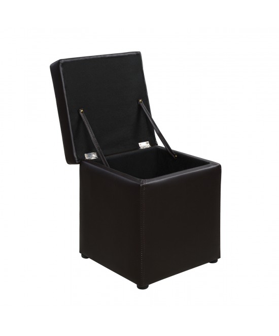 ΣΚΑΜΠΩ ΜΕ ΑΠΟΘΗΚΕΥΤΙΚΟ ΧΩΡΟ PU ΚΑΦΕ CUBE HM224.03--38x38x36.5Υεκ.