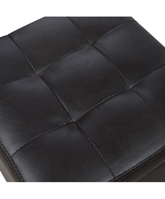 ΣΚΑΜΠΩ ΜΕ ΑΠΟΘΗΚΕΥΤΙΚΟ ΧΩΡΟ PU ΚΑΦΕ CUBE HM224.03--38x38x36.5Υεκ.