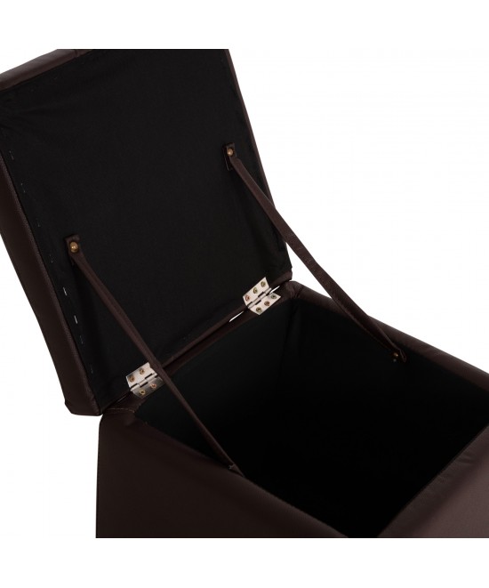 ΣΚΑΜΠΩ ΜΕ ΑΠΟΘΗΚΕΥΤΙΚΟ ΧΩΡΟ PU ΚΑΦΕ CUBE HM224.03--38x38x36.5Υεκ.