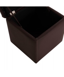 ΣΚΑΜΠΩ ΜΕ ΑΠΟΘΗΚΕΥΤΙΚΟ ΧΩΡΟ PU ΚΑΦΕ CUBE HM224.03--38x38x36.5Υεκ.