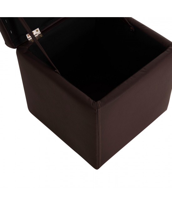 ΣΚΑΜΠΩ ΜΕ ΑΠΟΘΗΚΕΥΤΙΚΟ ΧΩΡΟ PU ΚΑΦΕ CUBE HM224.03--38x38x36.5Υεκ.