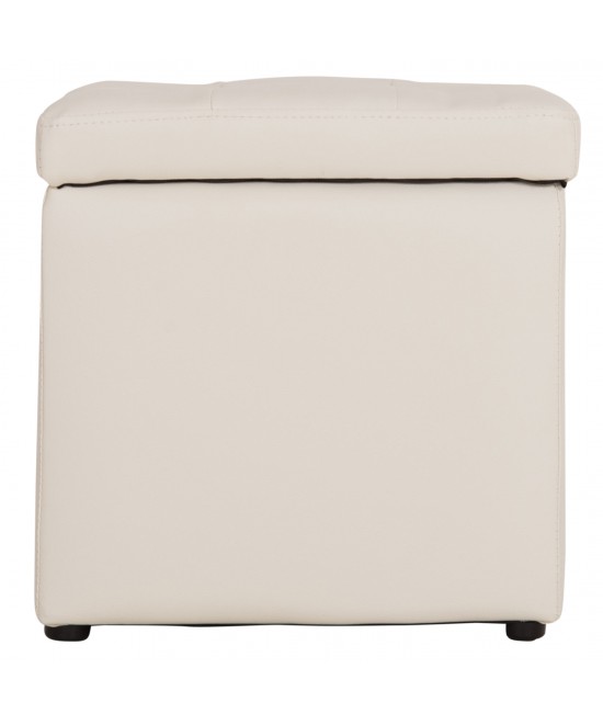 ΣΚΑΜΠΟ PRO CUBE HM224.02 PU ΜΕ ΑΠΟΘΗΚΕΥΤΙΚΟ ΧΩΡΟ- ΛΕΥΚΟ 38x38x36,5Υεκ.