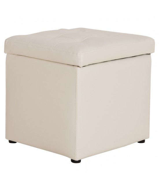 ΣΚΑΜΠΟ PRO CUBE HM224.02 PU ΜΕ ΑΠΟΘΗΚΕΥΤΙΚΟ ΧΩΡΟ- ΛΕΥΚΟ 38x38x36,5Υεκ.